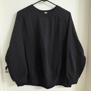 Old Navy Black Women's Crewneck Sweatshirt
